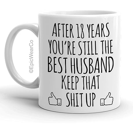 18-Year Anniversary Coffee Mug: A Heartfelt Gift for Him