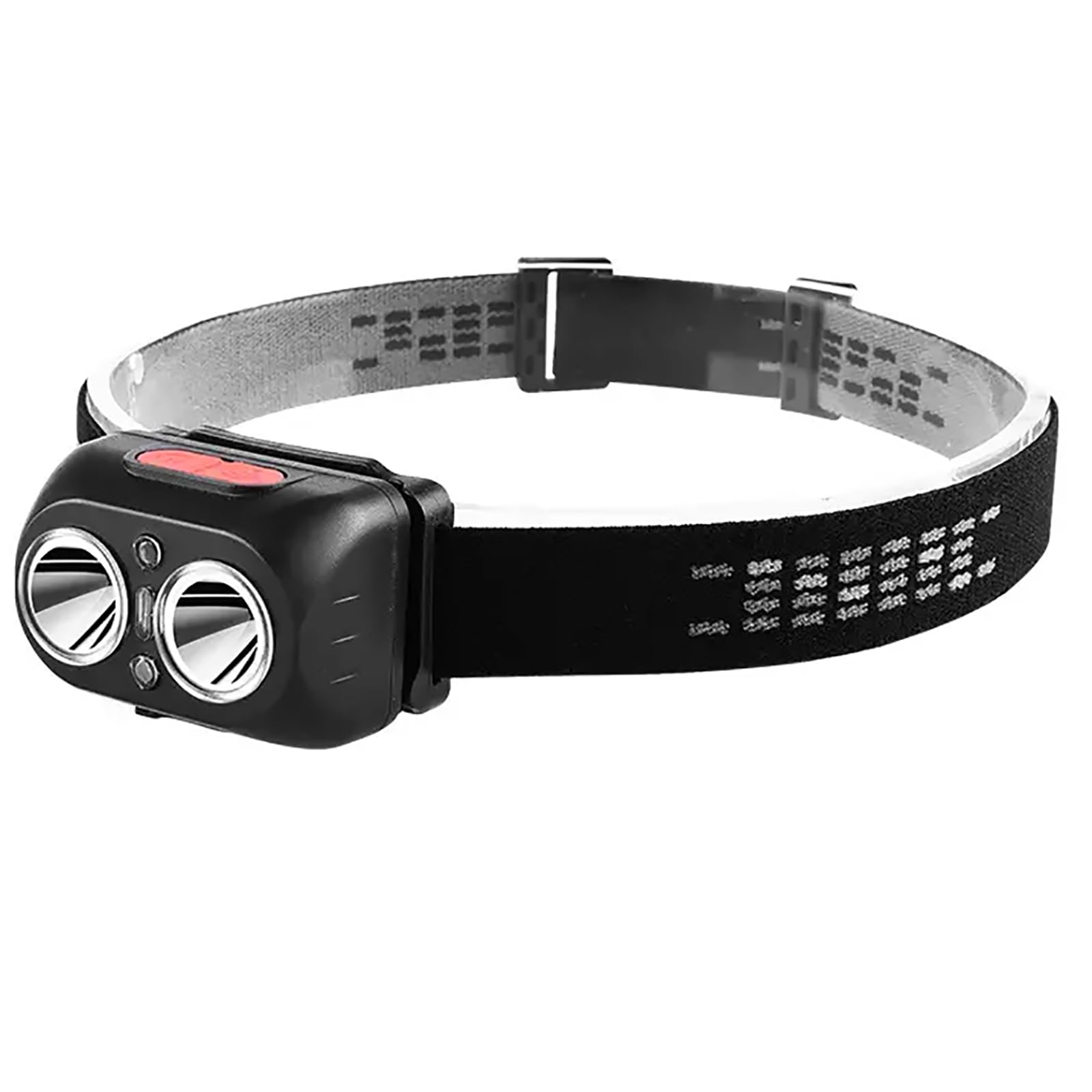 Rechargeable Headlamp, USB Rechargeable Cap, Clip-on Cap Light with Elastic Headband and Motion Sensor, Llumination Angle Adjust 0-45 Degrees, 3 Light Modes, Men Gifts for Dad and Husband