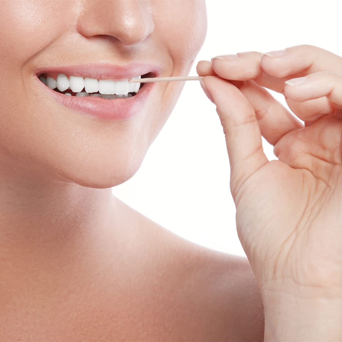Palillos de dientes redondos de madera de 3000 unidades, con acabado liso y resistente, palillos de bambú para aperitivos