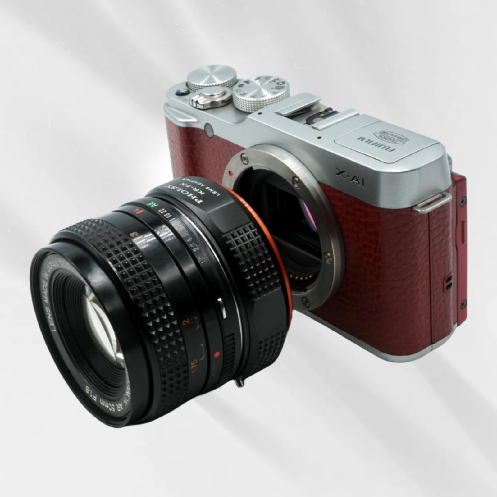 PHOLSY Anello Adattatore Compatibile con Obiettivo Konica AR Mount su Fujifilm X Mount Corpo Fotocamera per X-H2S, X-Pro3, X-T5, X-T4, X-T3, X-S20, X-S10, X-T30II, X-E4 etc. Konica AR-FX