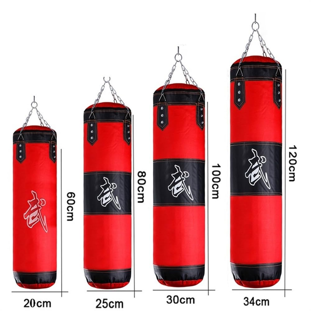 Boxsack Stehend Boxsack hängend Boxsack Handwickel hängende Ketten Haken for Muay Thai Karate Taekwondo Training Fitness Boxsack Erwachsene (Color : 120cm get 8)