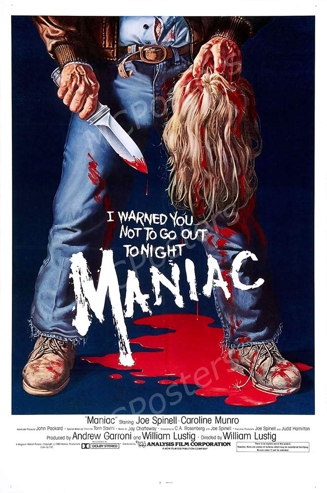 Amazon.com: MCPosters - Maniac 1980 Glossy Finish Movie Poster