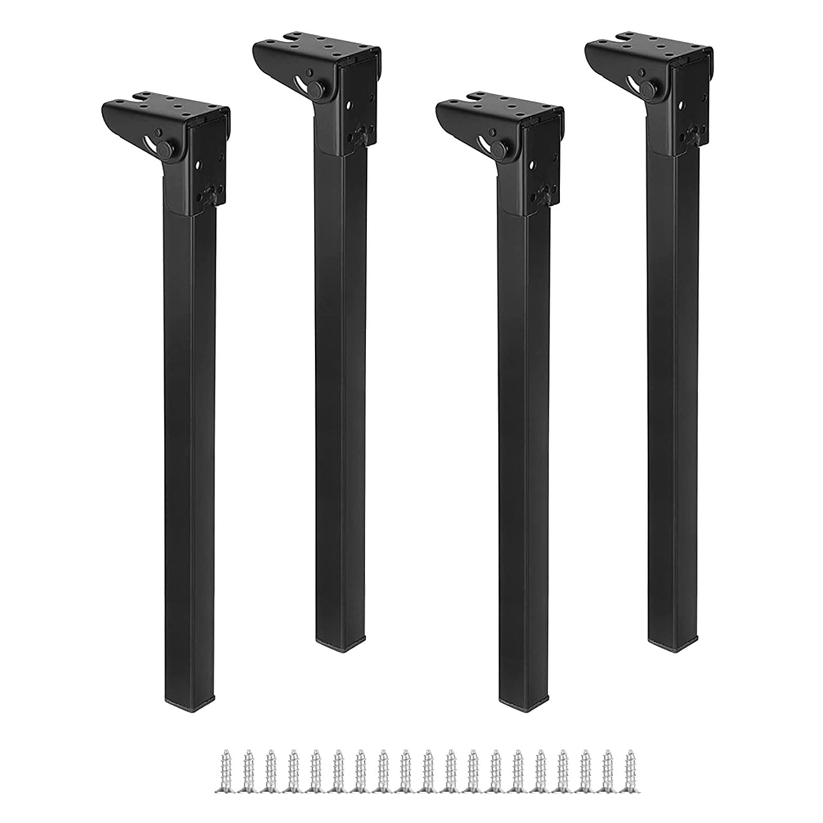 4 gambe da tavolo in metallo per tavolini da ufficio mobili pieghevoli resistenti con viti 20 cm/25 cm/30 cm/35 cm componente per postazione di lavoro