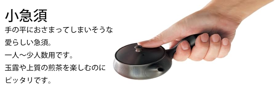 Amazon.co.jp: 常滑焼 急須 0-156 昭萠 11号 黒丸茶線花急須