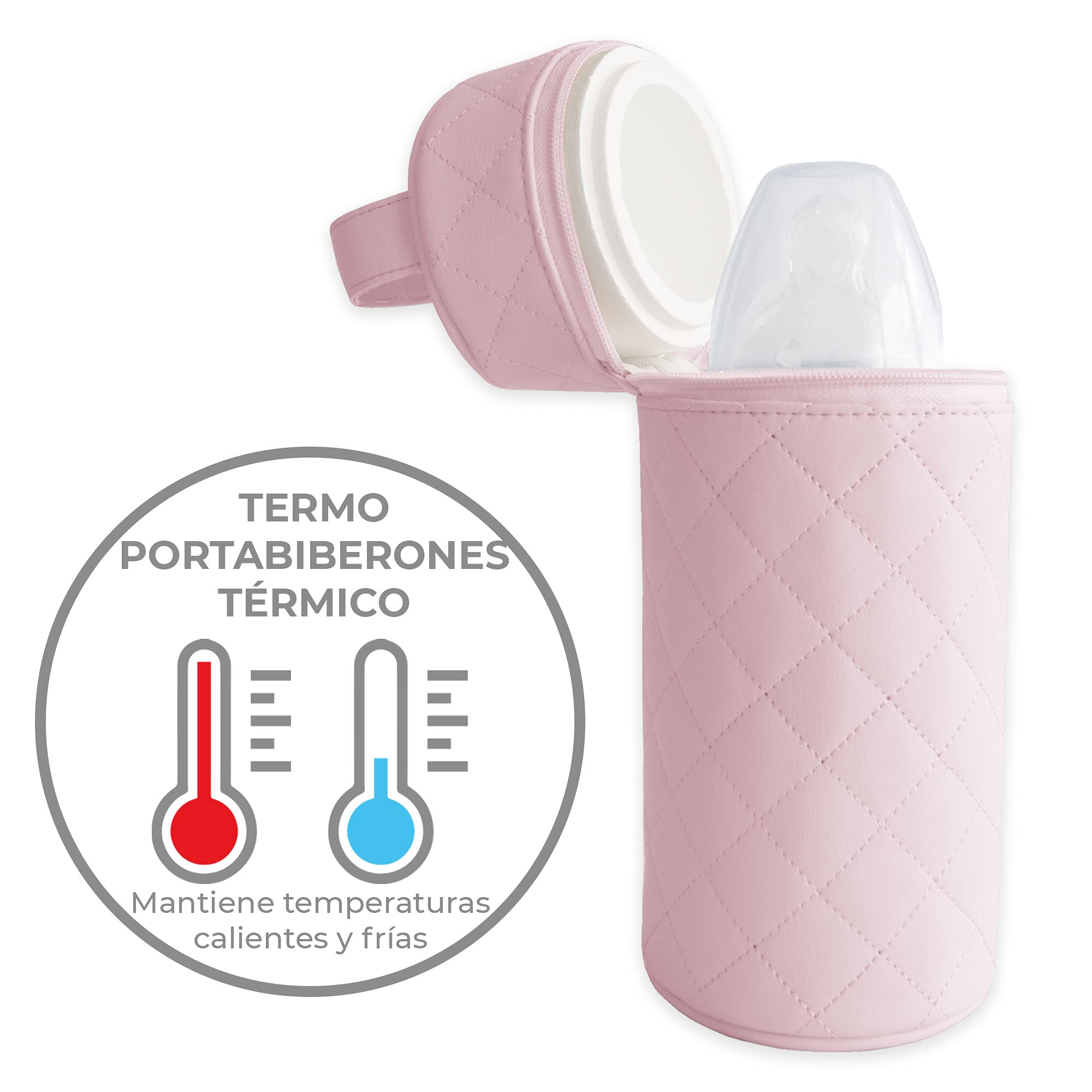 Termos Biberon Portatile Per Latte - Borsa Termica Con Isolamento, Ideale Per Neonati | Capacità Generosa - Foto 2