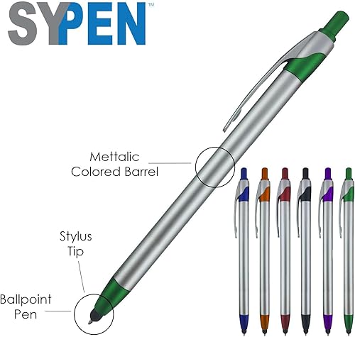 Miniatura 2 de Paquete de 300 bolígrafos personalizados con logotipo o texto, para marketing, fiestas y eventos, lápiz capacitivo 2-1 + bolígrafo compatible con