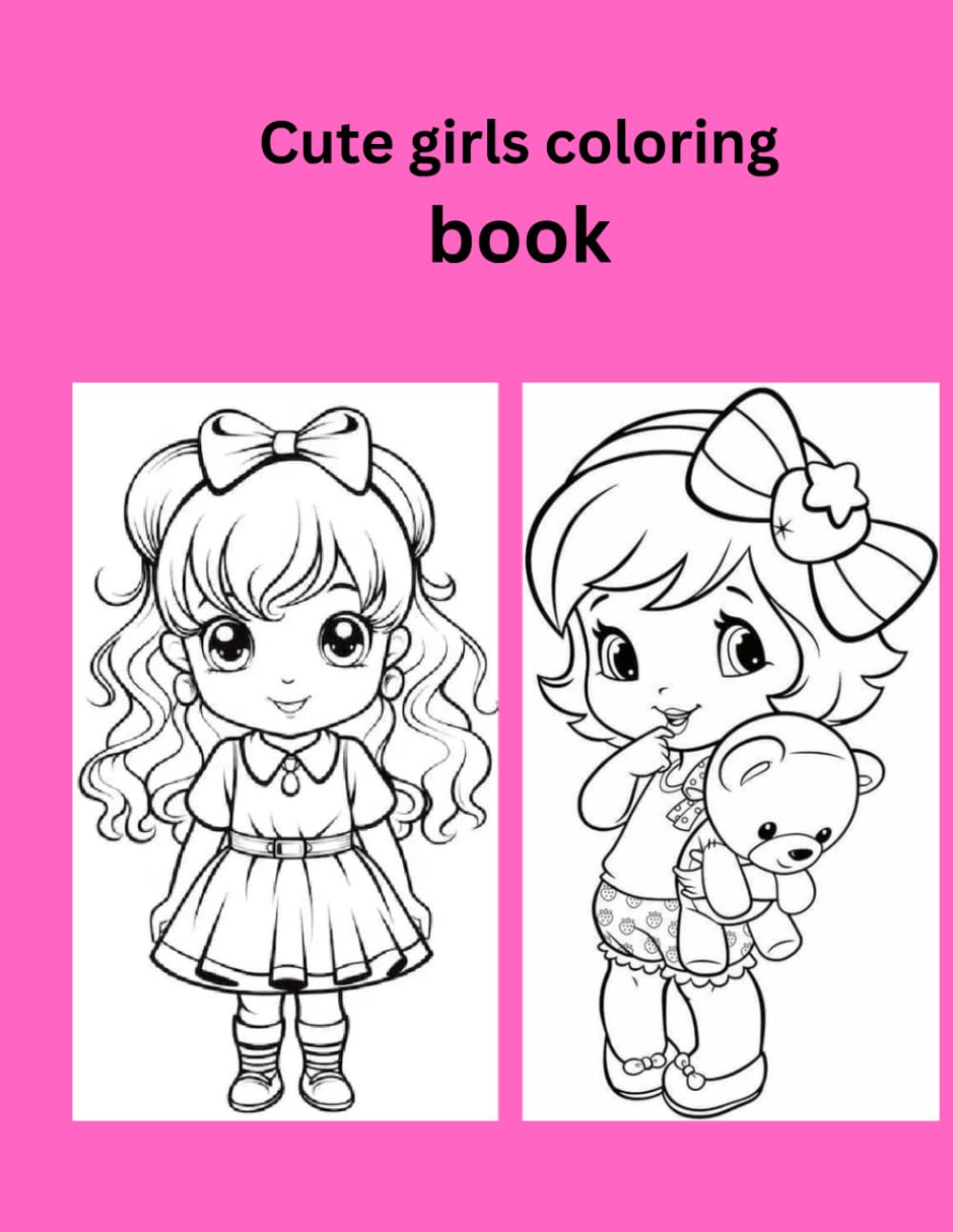Cute....boy & Girls Coloring Pages..., Unleash Your Creativity .....with Adorable Characters....