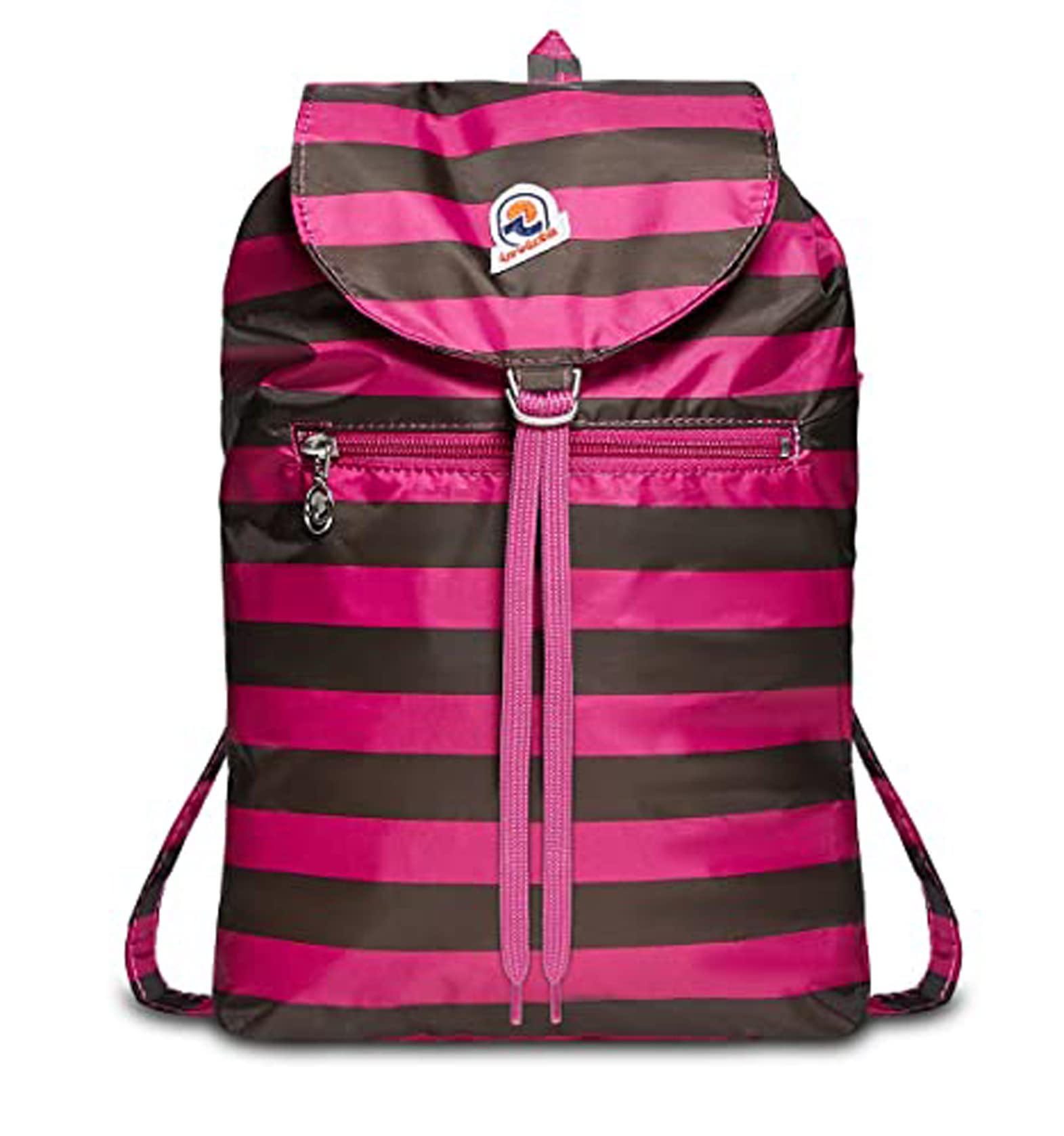 INVICTA Zaino - MINISAC NEXT - Richiudibile e Tascabile - Viaggio & Tempo Libero - Zainetto Uomo Donna a Righe - ICONA - PACKABLE