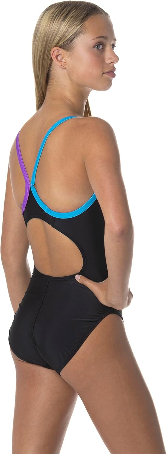 Flow Ignite Swimsuit for Girls - Size 23 to 32 One Piece Athletic Swim Suit for Team Practice and Competition Swimming - Image 4