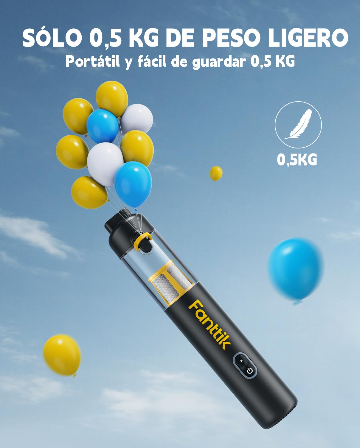 Fanttik Slim V8 Apex Aspirador de Mano inalámbrico para Coche, Alta Potencia de succión 19000 Pa,Carga rápida USB-C en 2,5 Horas, 4 en 1 Aspirador y soplador de Aire y Bomba (Negro)