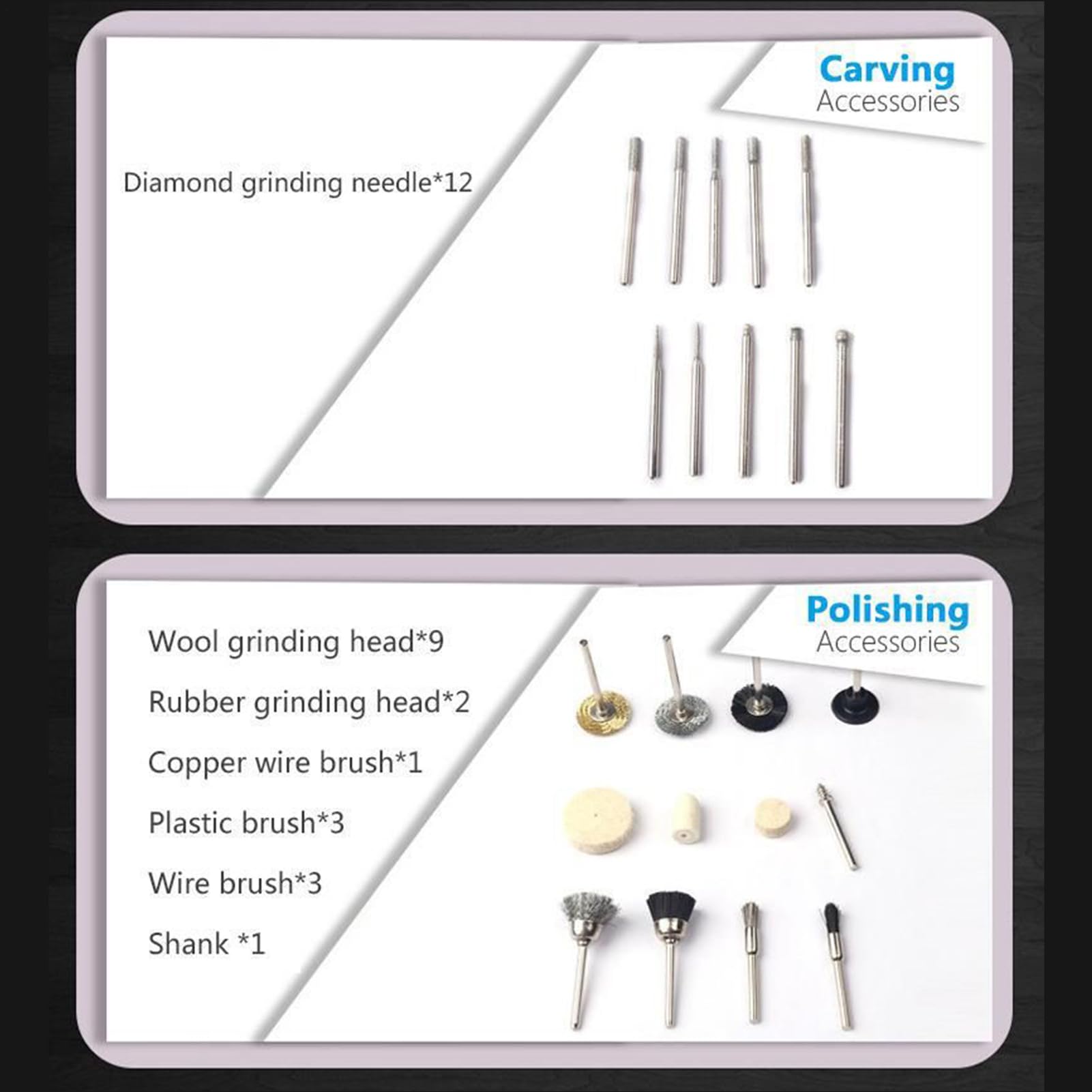 Kit de accesorios para herramienta rotativa 276 piezas para herramienta | Set multiusos para herramienta rotativa para Pulir, Perforar, Grabar, Cortar, Lijar, Esmerilar y