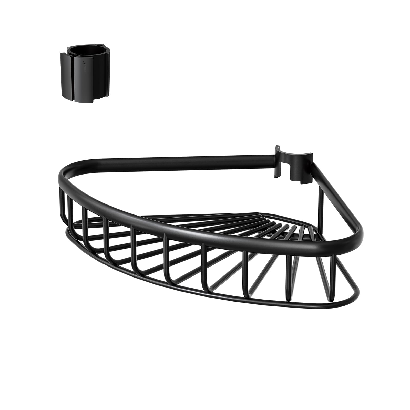 ESSEME Fits Corner Shower Caddy Tension Pole Only 1 Pack Stainless Steel Waterproof Bathroom Shelf Basket - Medium