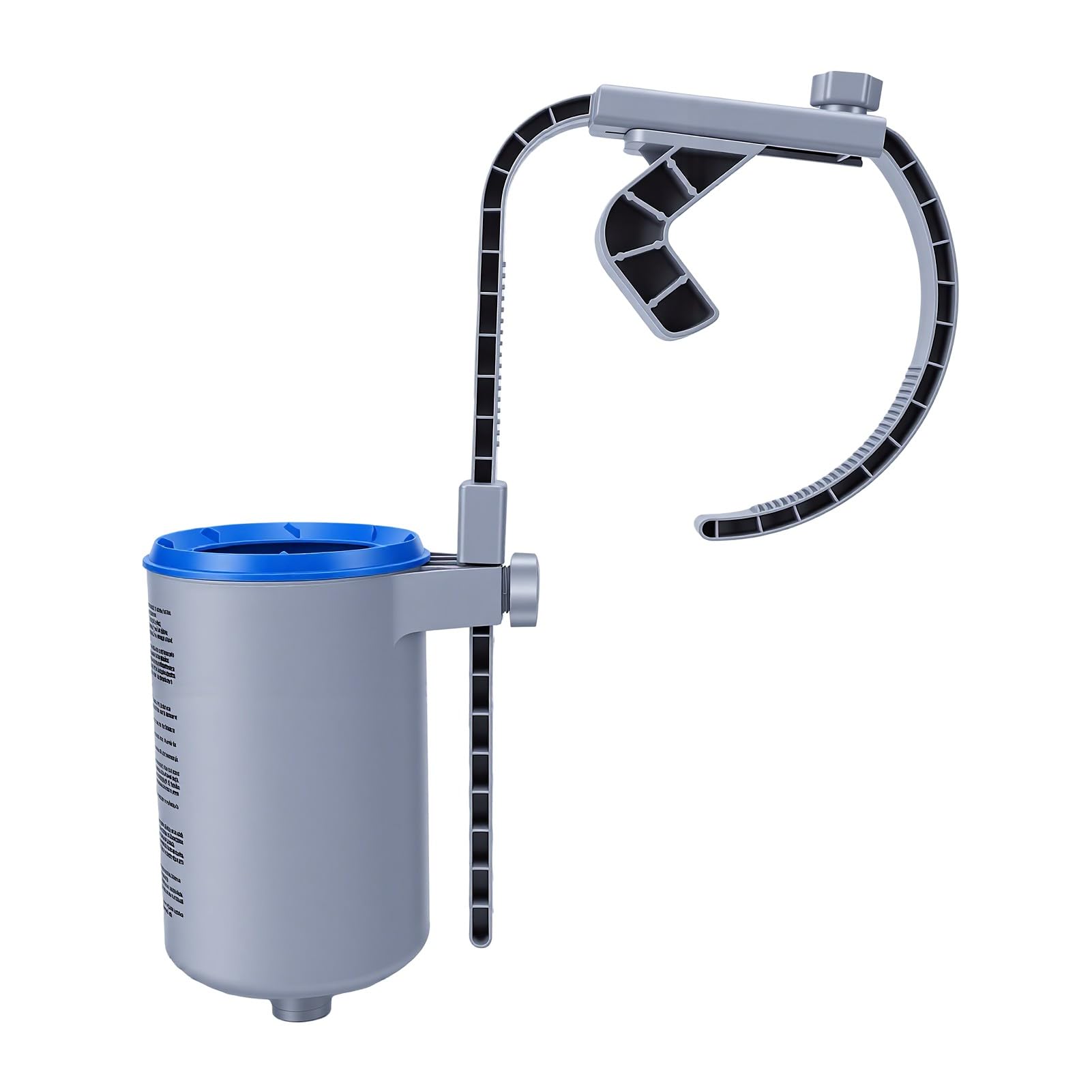 Luocute Skimmer per Piscine Fuori Terra, Skimmer per Montaggio a Parete con Scrematura Automatica | per piscine gonfiabili con struttura in metallo, clip antigalleggiante, staffa regolabile, funziona con pompa da 800 GPH