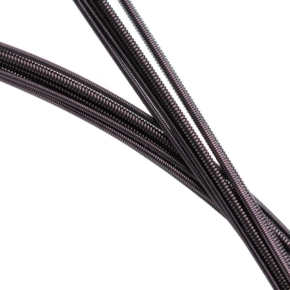 southdeep Juego completo de 10 cuerdas de repuesto NX35C de nailon negro para guitarra clásica, tensión dura 028-045