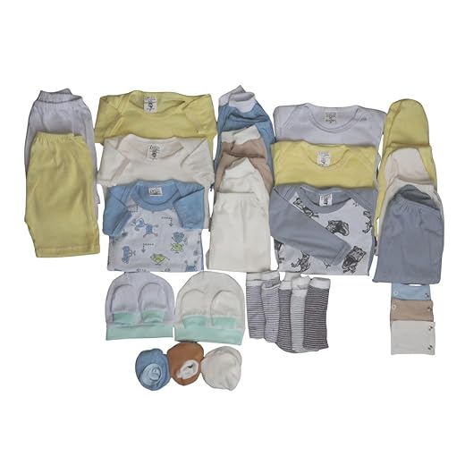 Body Bebê + Mijão Liso E Estampado Kit C/36 Peças