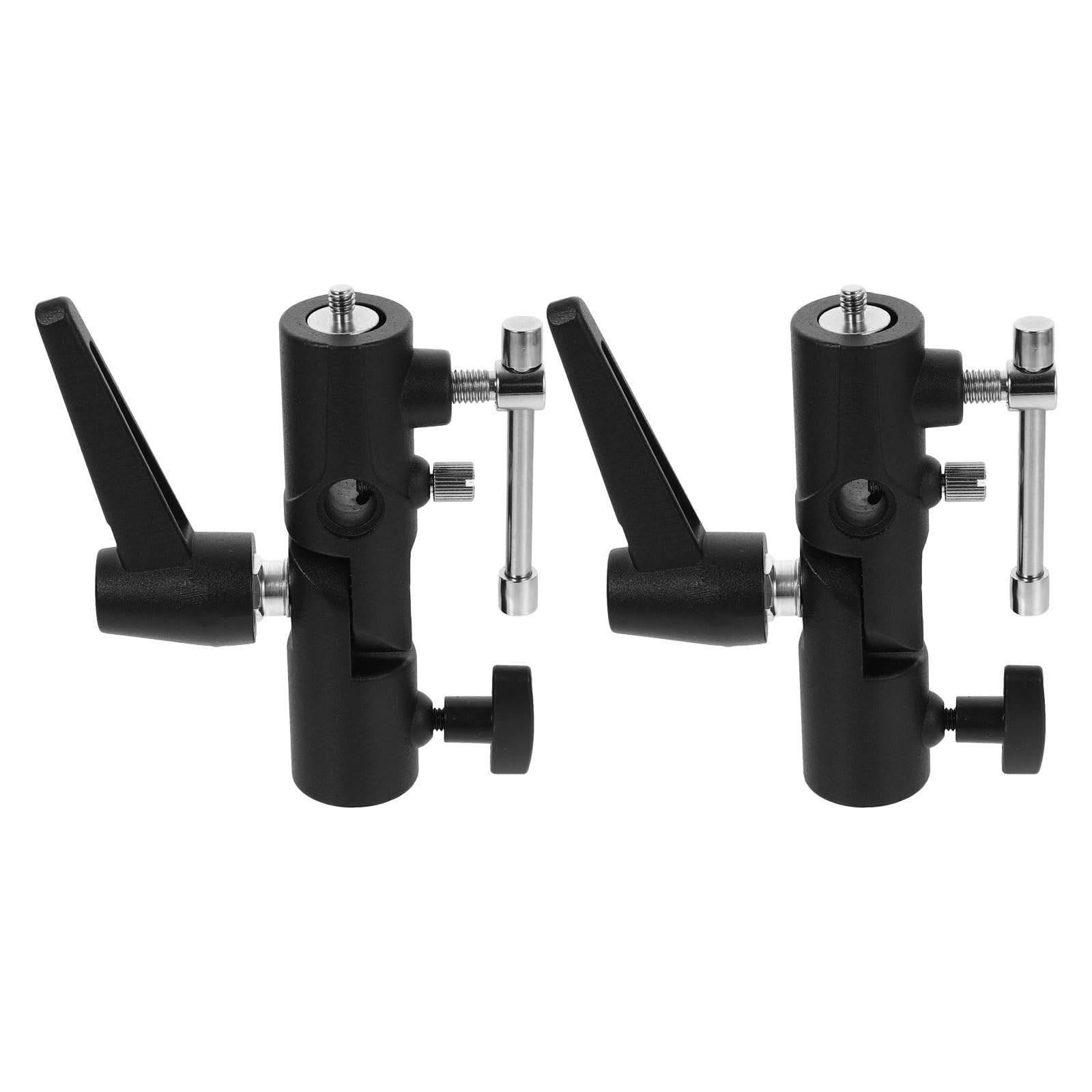 2 supporti per flash da fotocamera, design girevole a 160°