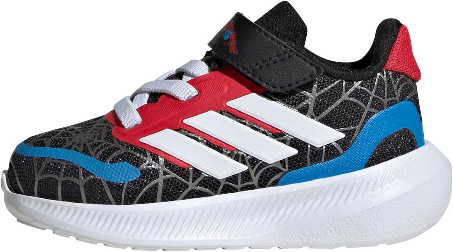adidas Baby Boys' Marvel Run Falcon Elastic Lace & Strap