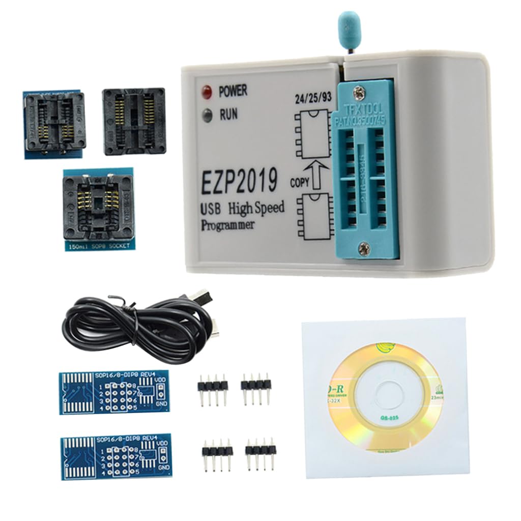 Zócalo de programador EZP2019 ideal para la programación rápida de memorias 8