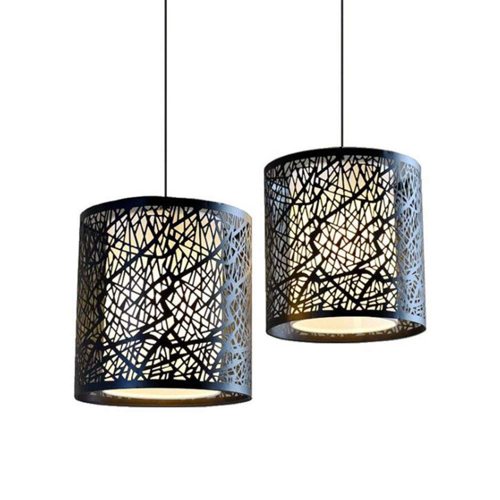 Lampy sufitowe do wyspy kuchennej, czarne złoto Retro pusta lampa wisząca Loft lampa rzeźbiony liść klonu żelazna lampa wisząca E27 Bar jadalnia lampa wisząca w stylu vintage