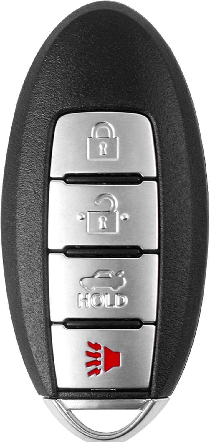 4 Buttons Keyless Entry Remote Key Fob Compatible with Nissan Altima 2016-2017/Nissan Maxima 2016-2017 (FCC ID: KR5S180144014 7812D-S180204)