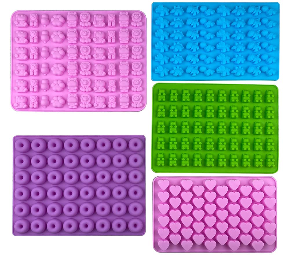 Stampi Per Orsetti Gommosi In Silicone - Set 3 Pezzi, 19x13 Cm, Con Contagocce, Per Caramelle E Cioccolato - Foto 2