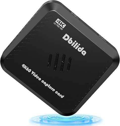 Miniatura 1 de Dbilida Tarjeta de captura de video HDMI, grabación de transmisión y entrada HDMI pasada en 4K 60FPS, 2K 144FPS, 1080P 240FPS compatible con HDR