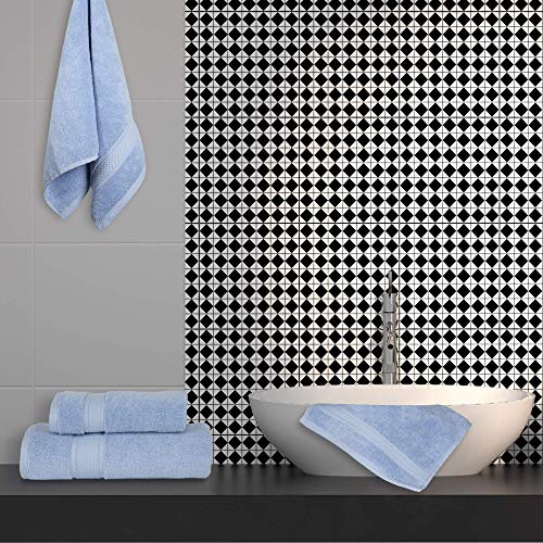 Nova Luxury Linen - Hotel Quality Turkish Towel Set For Bathroom (6 Pcs Towel Set, Sky Blue) #TOP5