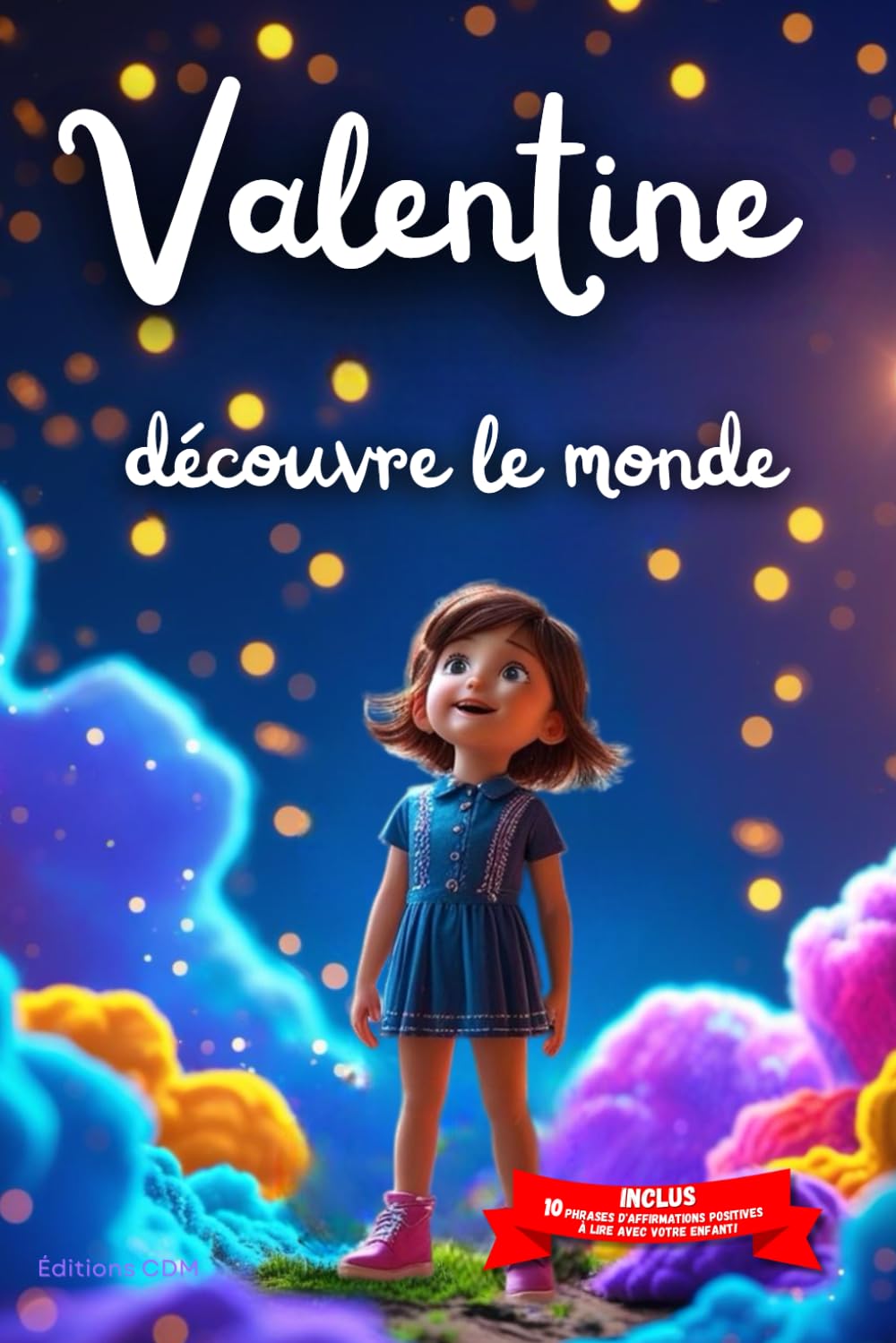 Valentine découvre le monde: Livre personnalisé prénom, mini-histoires magiques, aventures, confiance en soi, leçons de vie, affirmations positives, ... famille, endormissement paisible : Valentine