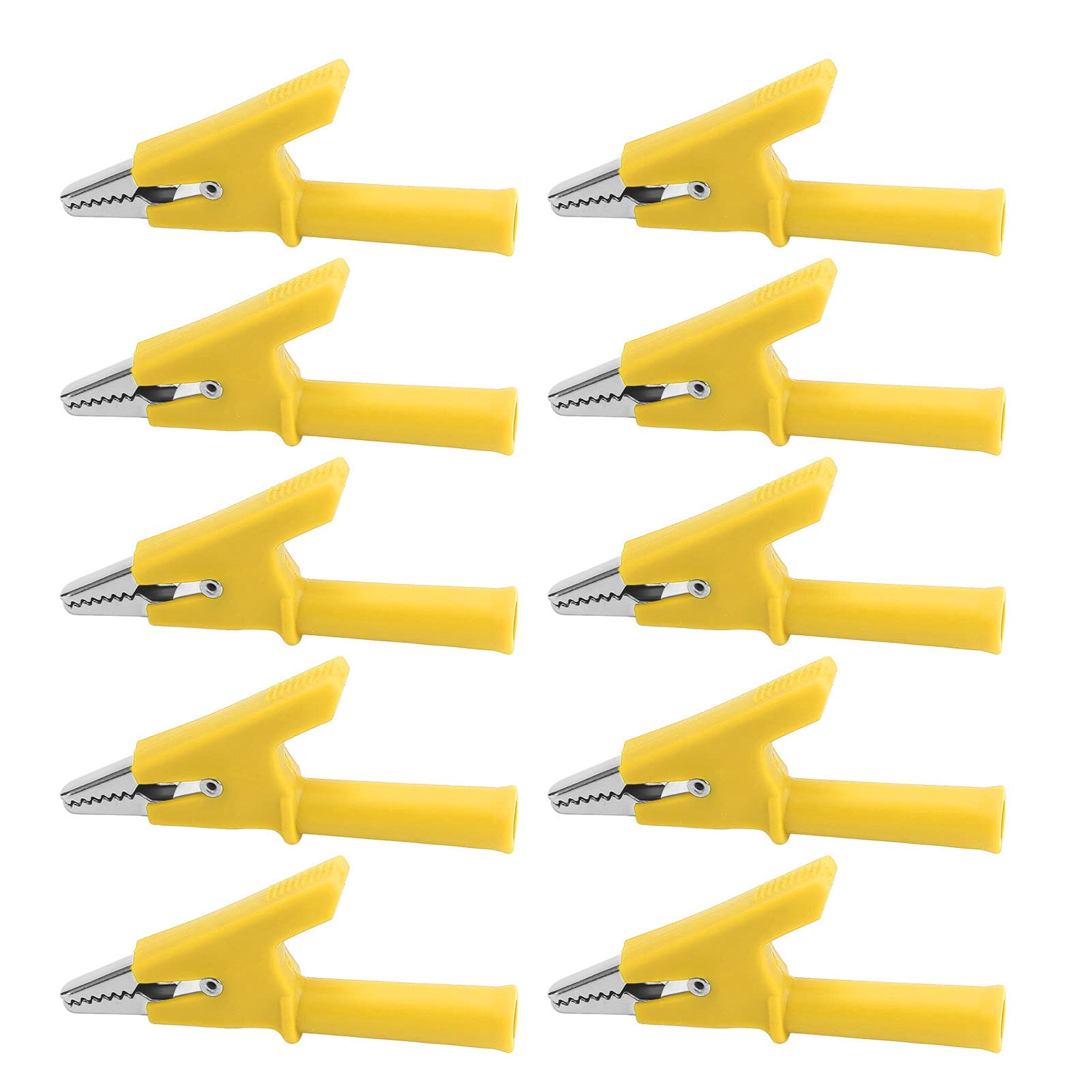 Lot De 10 Pinces Crocodiles Miniatures 51 Mm 10A - Pinces De Test électrique, Connexion 4mm | Pour Bricolage, électronique, Laboratoire - 6