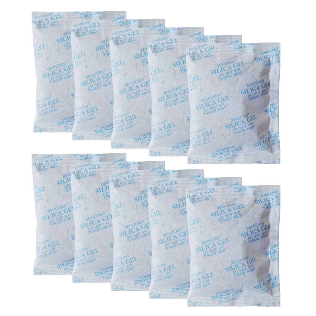 Yardenfun 50 Stück Trockenperlen Absorberbeutel aus Mineralien und Vliesstoff 50g Trockenmittel zur Feuchtigkeitsregulierung im Kleiderschrank und Feuchten Bedingungen