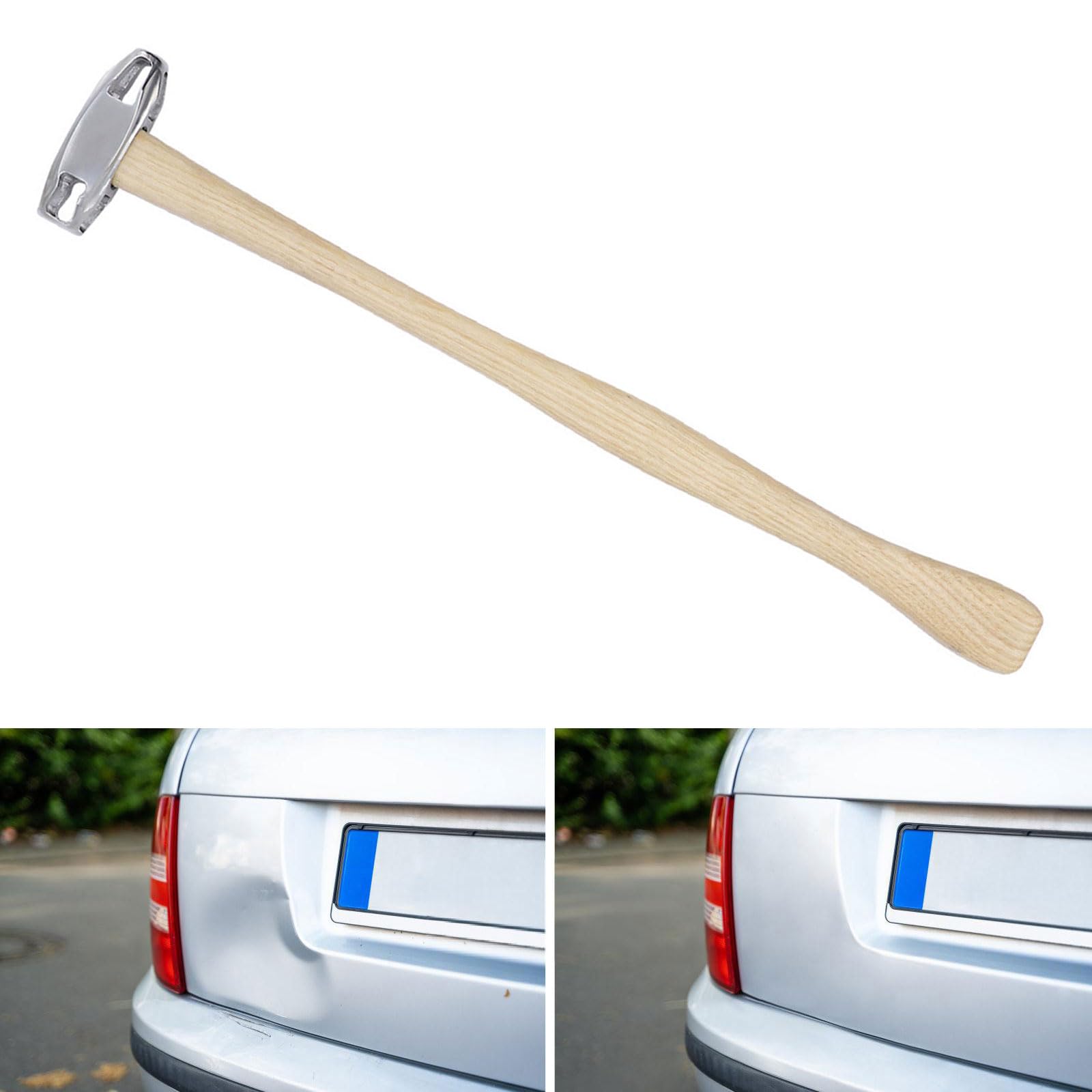 Martello di riparazione per ammaccature auto, martello scavato in lamiera, strumento di riparazione per ammaccature dell'auto, in acciaio inox