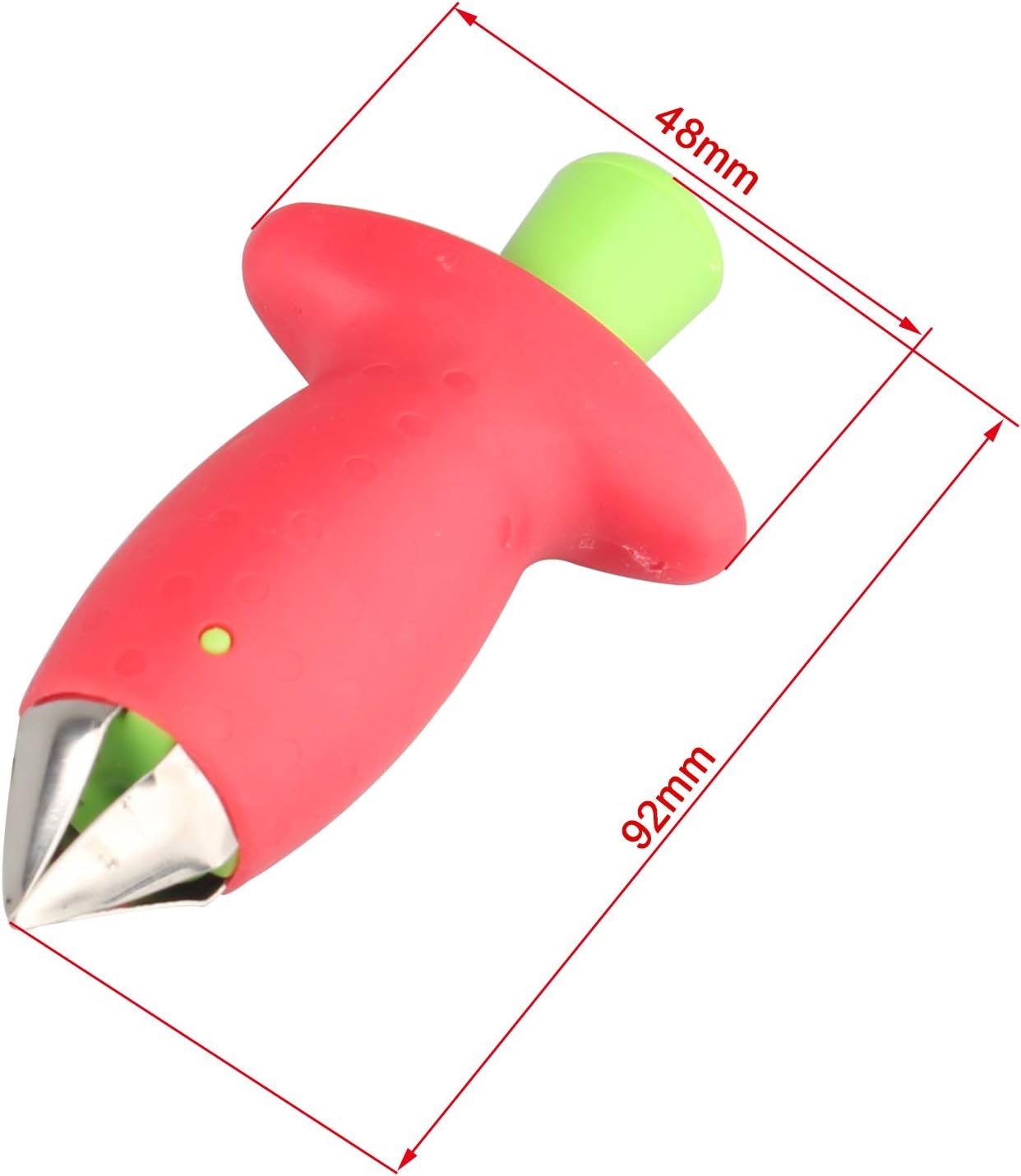 Futheda 2PCS Strawberry Huller Strawberry Tomatoes Stem Leaves Huller Remover Removal Fruit Corer Strawberry Fruit Core Remover Kitchen Gadgets - Image 5