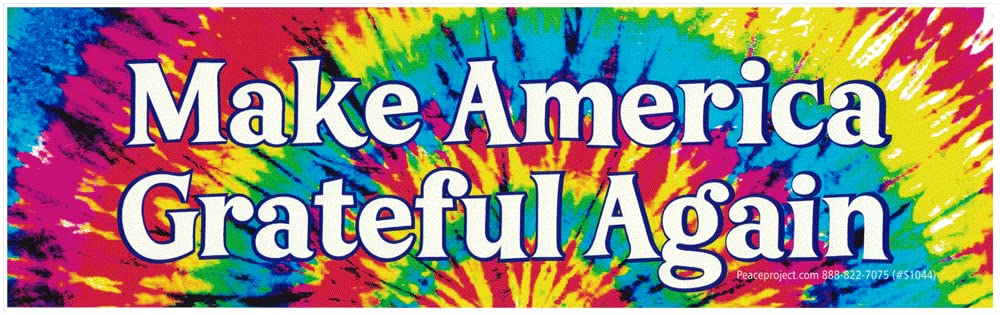 Make America Grateful Again Magnetic Car Bumper Sticker Fridge Magnetic Surfaces Decal Magnet 8-by-2.5 Inches (Large Magnet)