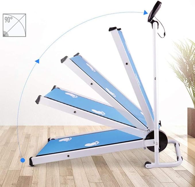 Caminadora Plegable Mini para Caminar y Trotar, Correa 79x29 cm con Display - Azul miniatura 7