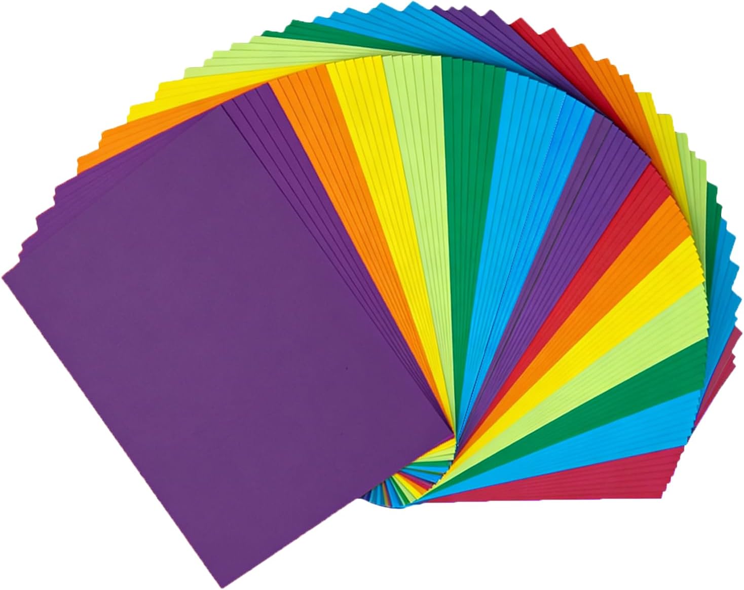 105 Sheets of Colourful A4 Paper 180 g/m  Origami Paper Coloured Paper with 7 Colours Children's Painting Paper for Origami Students Crafts DIY and Printers 21 x 29.7 cm