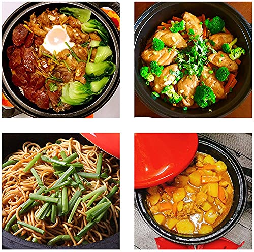 Chaozhi Large Cooking Tagine 28 Cm With Named Cast Iron Base And Cone-Shaped Lid For Different Cooking Styles Cast Iron Tagine With Tray #TOP4