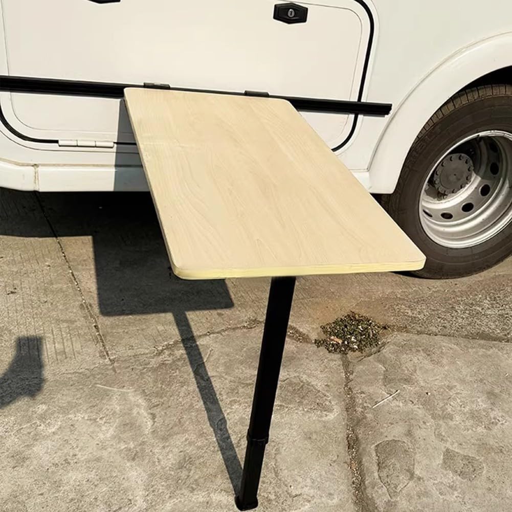 Regulowany system podparcia stołu do kampera z wysuwanymi nogami do jachtów, balkonów, kuchni i projektów DIY, rozciąga się od 53 cm do 91 cm, regulacja wysokości i wszechstronny