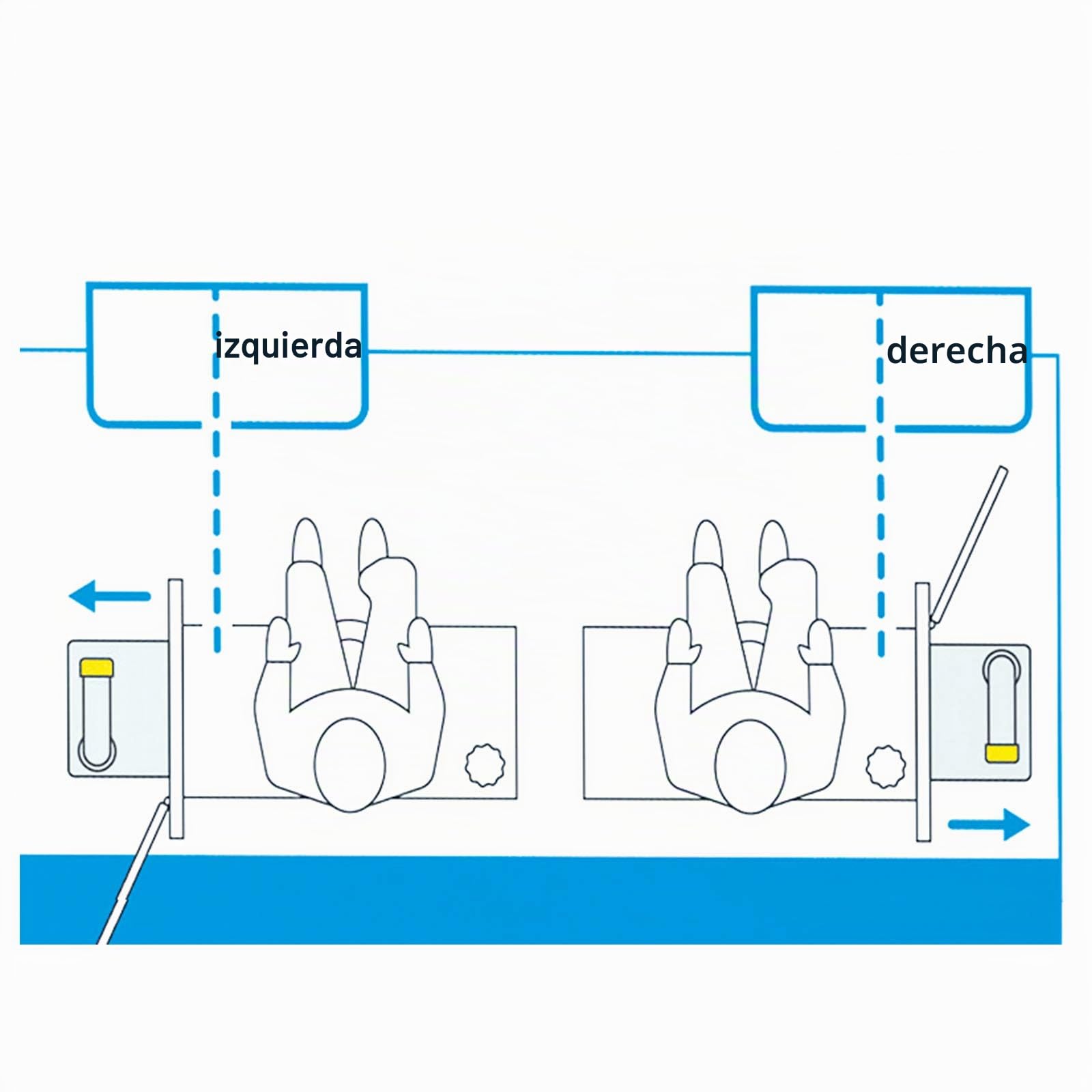Thetford Fresh Up C 2,3,4 - Asiento de inodoro con ruedas