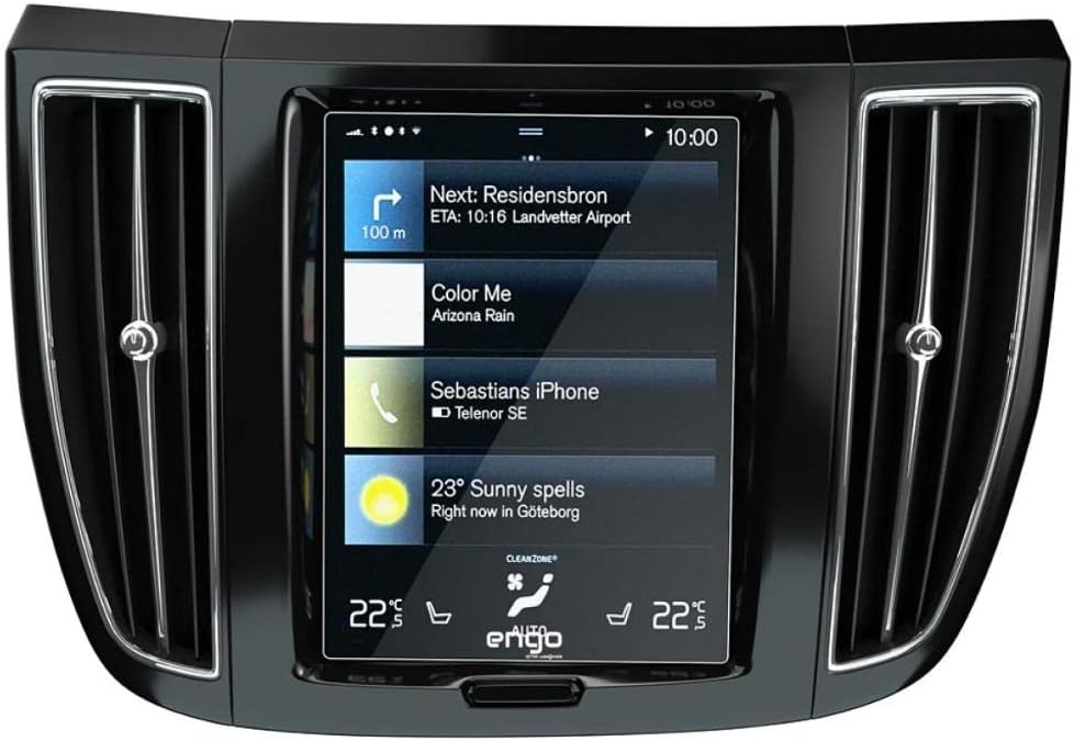 Engo Volvo S90 8.7 inç Multimedya & Navigasyon ile Uyumlu Ekran Koruyucu Nano