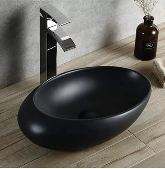 B Backline Ceramic Designer Oval Shape Premiem Counter Top/Over Counter