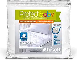 Capa Para Colchão De Berço Protetor Impermeável Bebê Protetora Silenciosa Americano Antimofo e Antiacaro Mini Cama 130x70