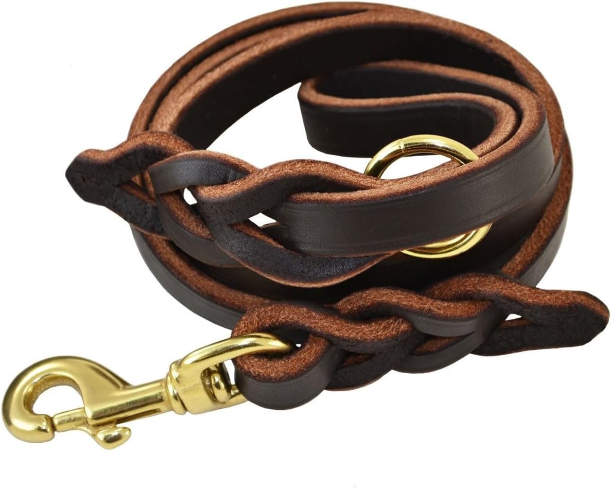 Ray Allen Mfg Signature K9 Oiled Leather Leash, 5/8" (5')