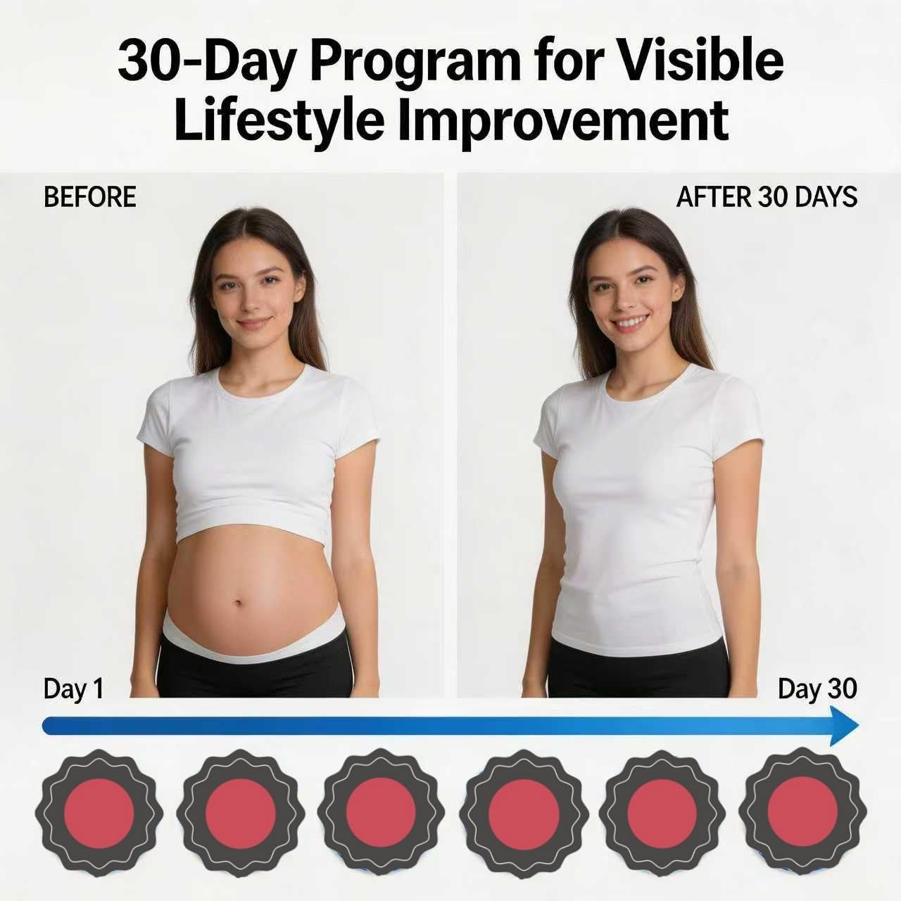 Metabolic Balancing Patches, 2-Pack (30 Pieces Each, Total 60 Count) - Discreet Daily Wellness Support Patches for Easy Application — view 2