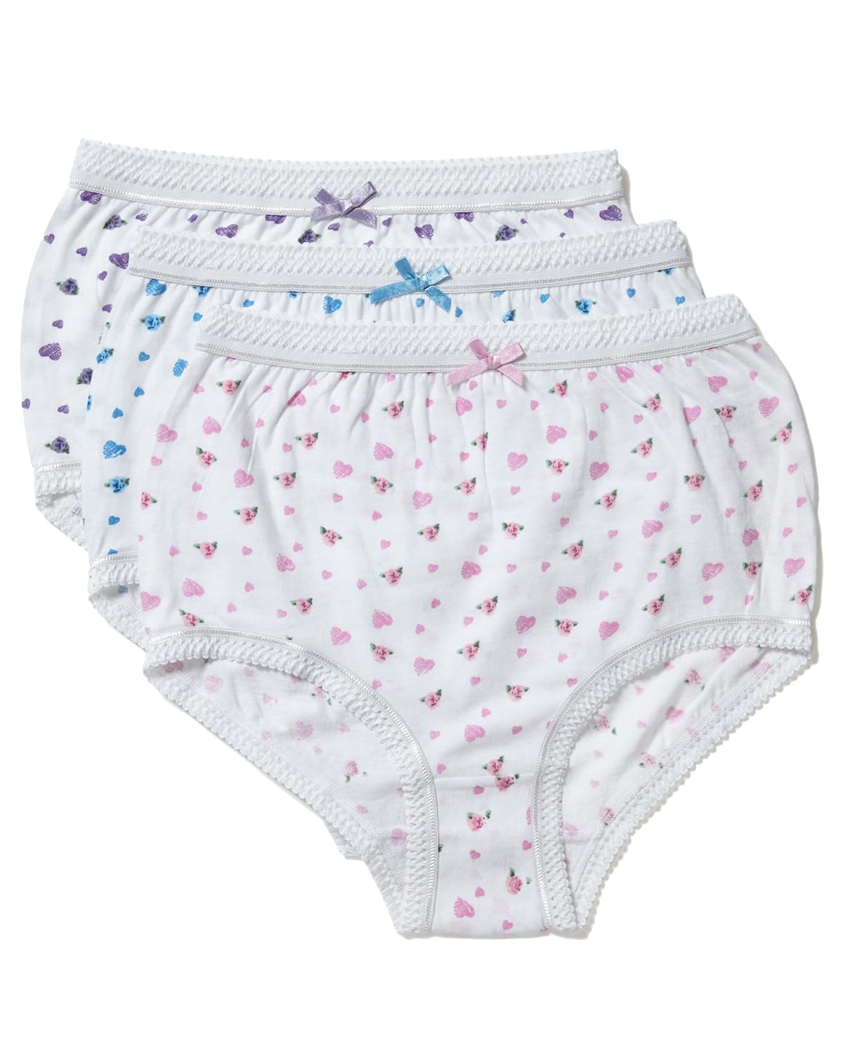 Undercover Ladies 3 Pack Cotton Full Briefs MA12590 Floral 24-26