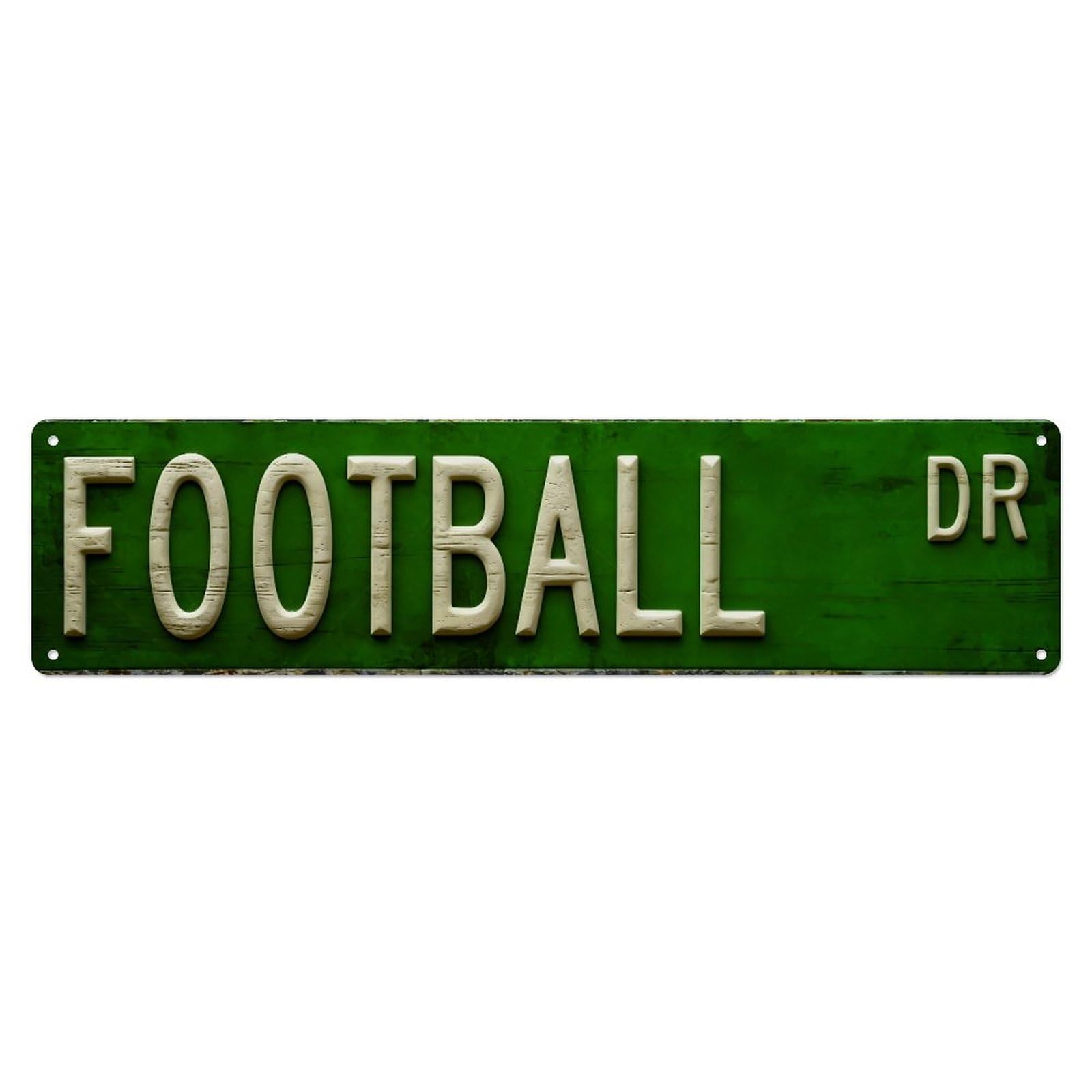 Football Dr Street Sign Metal Tin Sign Plaque