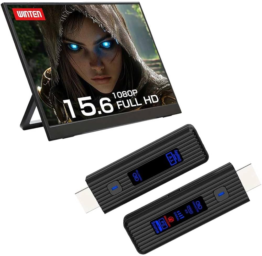 Amazon.co.jp: WINTEN モバイルモニター 15.6インチ（1920*1080 フルHD