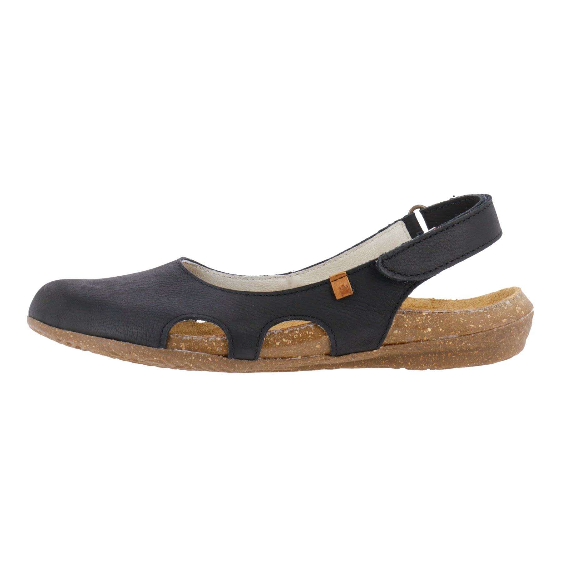El Naturalista Unisex Adults Slippers EL Viajero, Men´s,Ladies Loafers,Removable Insole,Slip-on Shoes,Leisure Shoes,Black,41 EU / 7.5 UK