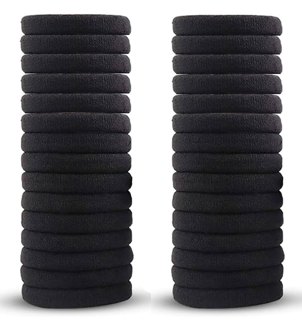 YouBella Fashion Jewellery Hair Accessories Set of 30 Black Hair Rubbers for Girls and Women (Black) (YBHAIR_41738) (B0D73XXNSM) Amazon Price History, Amazon Price Tracker