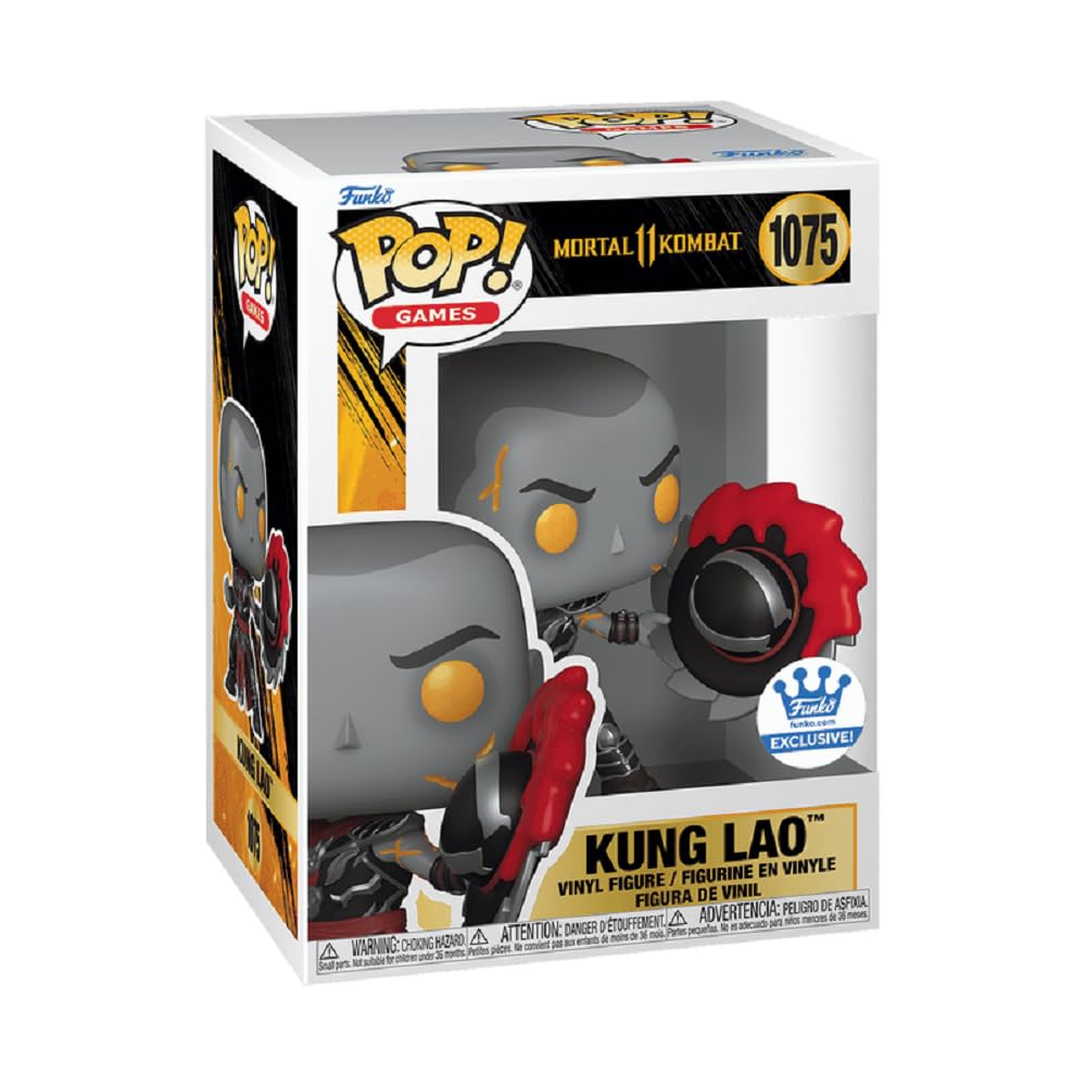 Funko Games Mortal Kombat 11 Kung Lao Exclusive Pop Vinyl Figure 1075, Grey, Standard - Image 3