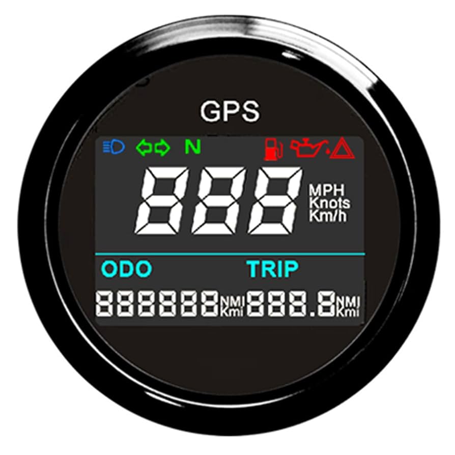 Amazon.com: KAOLALI Digital GPS Speedometer LCD Speed Gauge